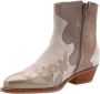 Dwrs Western Charme Cowboy Laarzen Beige Dames - Thumbnail 4