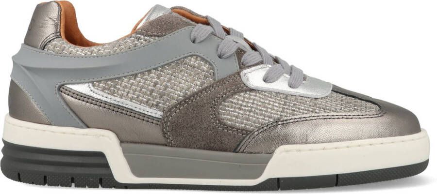 DWRS LABEL DWRS Pluto Stone Cipra Grijs Leer Lage sneakers Dames - Foto 15
