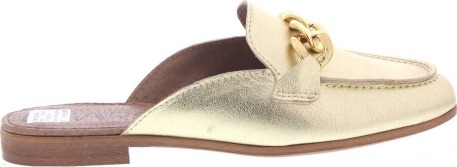 Dwrs Dames Slippers Suva Champagne Metallic Goud