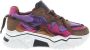 Dwrs Dames Sneakers Jupiter Purple brown Paars - Thumbnail 1