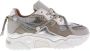 DWRS LABEL DWRS Jupiter | taupe stone Taupe Leer Lage sneakers Dames - Thumbnail 3