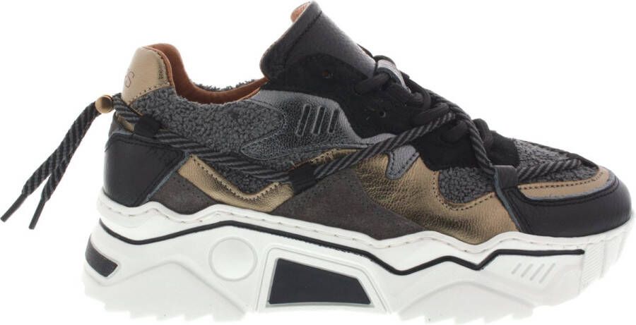 Dwrs Dames Sneakers Jupiter Terry Black elefante Zwart