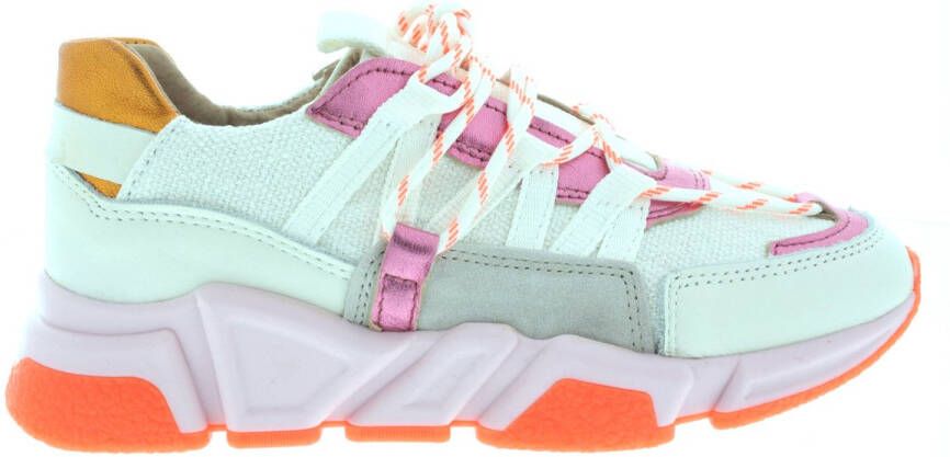 Dwrs Dames Sneakers Los Angeles Canvas Offwh pink Off White