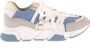 DWRS Pluto leren sneakers met pailletten roze blauw Meisjes Leer Meerkleurig 35 - Thumbnail 2