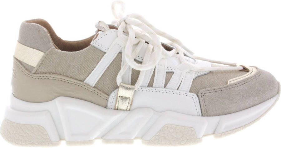 Dwrs Dames Sneakers Los Angeles Denim Sand champag Zand