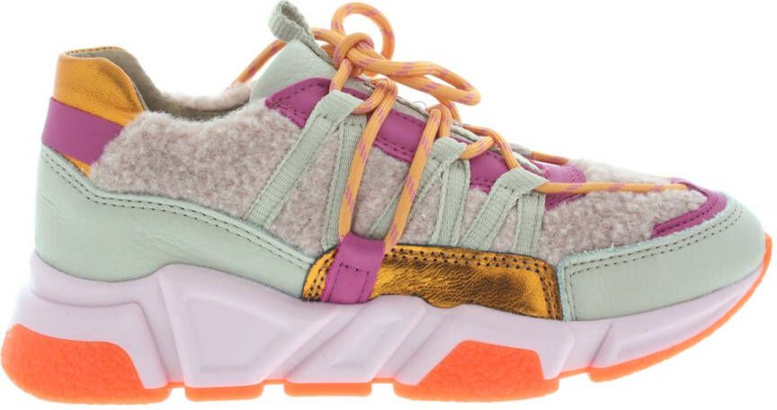 Dwrs Dames Sneakers Los Angeles Teddy Pink orange Rose