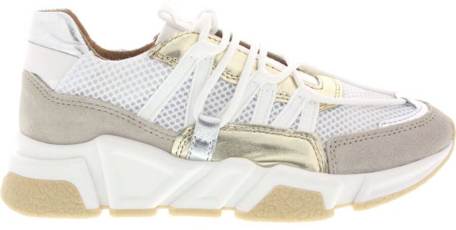 Dwrs Dames Sneakers Los Angeles White Yellow Gold Wit - Foto 3