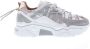 DWRS LABEL DWRS ORION sneakers dames grijs wit Leer Dames - Thumbnail 1