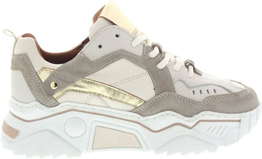 Dwrs Dames Sneakers Pluto Offwhite beige Off White