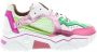 DWRS LABEL DWRS PLUTO Pink Green Dames Sneaker J5217 - Thumbnail 2