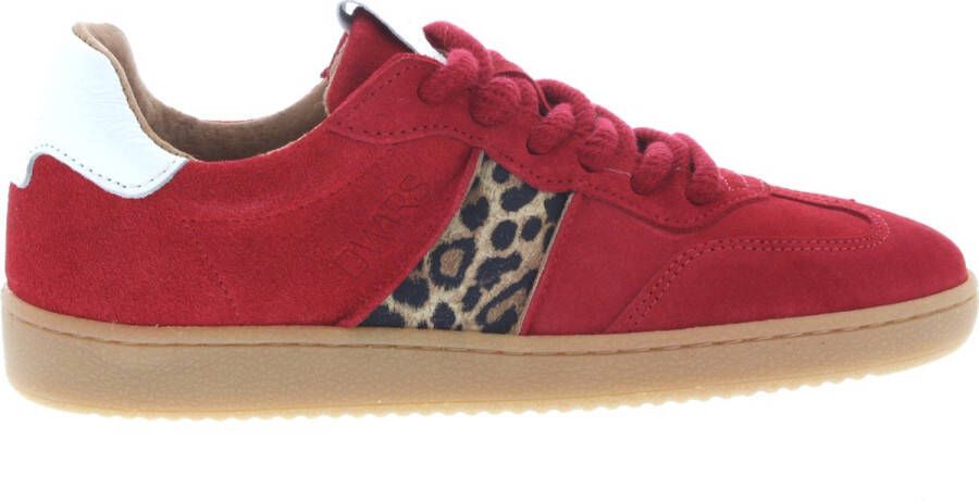 Dwrs Dames Sneakers Poona Red off White Rood
