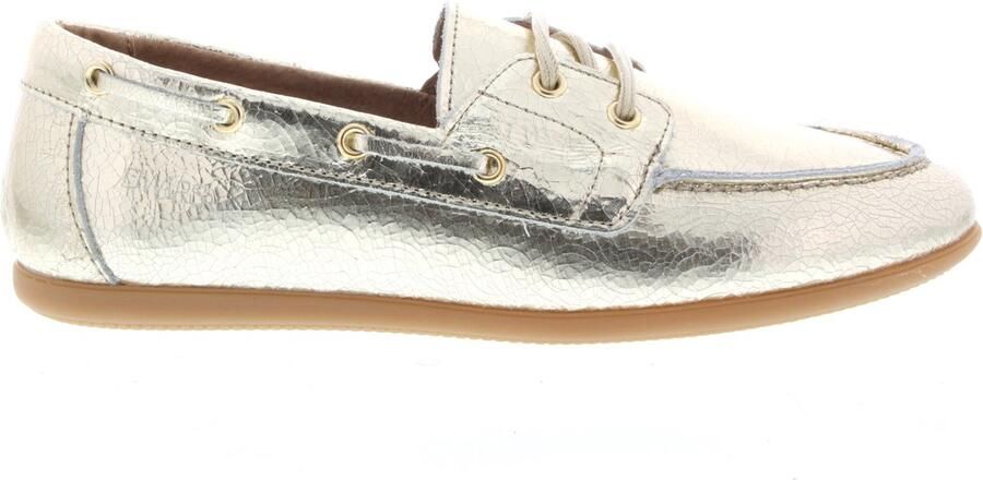 Dwrs Dames Instappers & Ballerina's Latty Crackled Champagne Goud