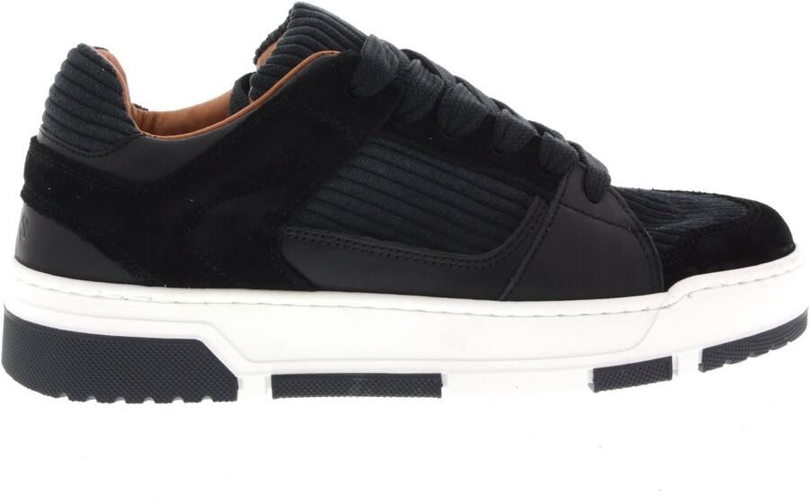 Dwrs Dames Sneakers Whitby Corduroy Black Zwart