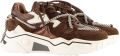 DWRS Sneakers Jupiter Corduroy Donker Bruin Off White - Donkerbruin