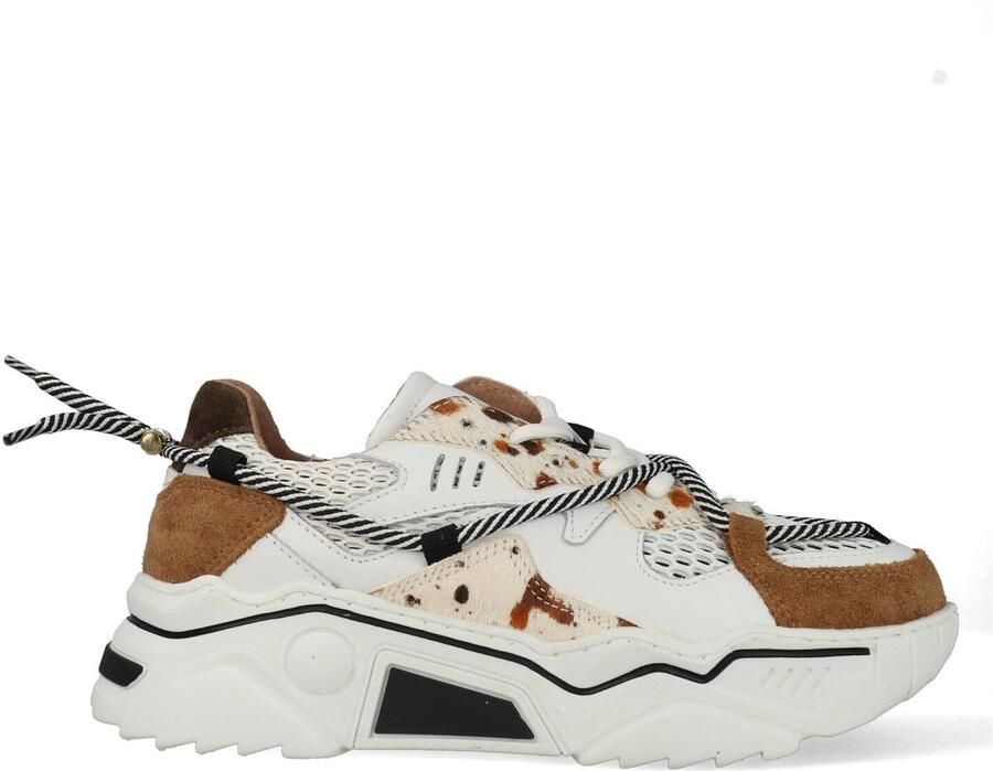 DWRS Jupiter Hair On Cow J5554C-100-1189 Wit Bruin