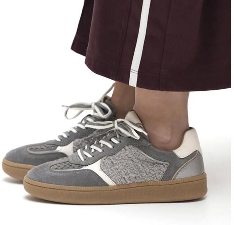 Dwrs Mirabel teddy grey offwhite B11548-07 GRIJS