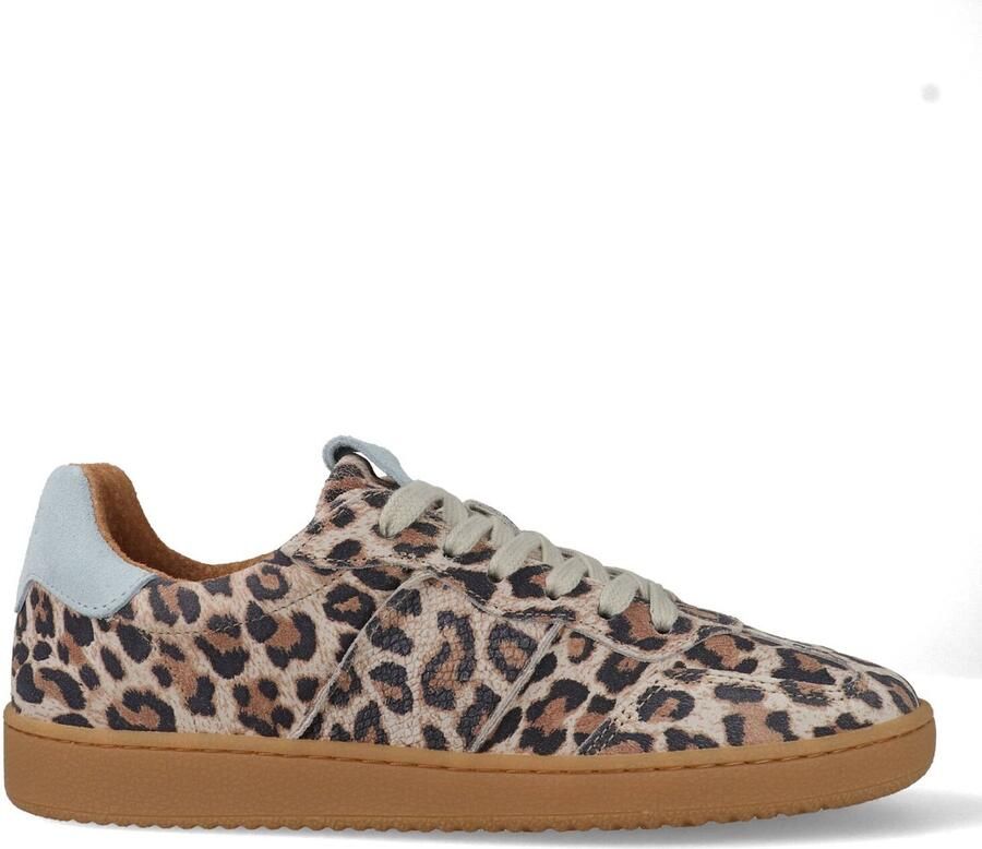 Dwrs Poona Leopard B11456-54-8368 Beige Lichtblauw