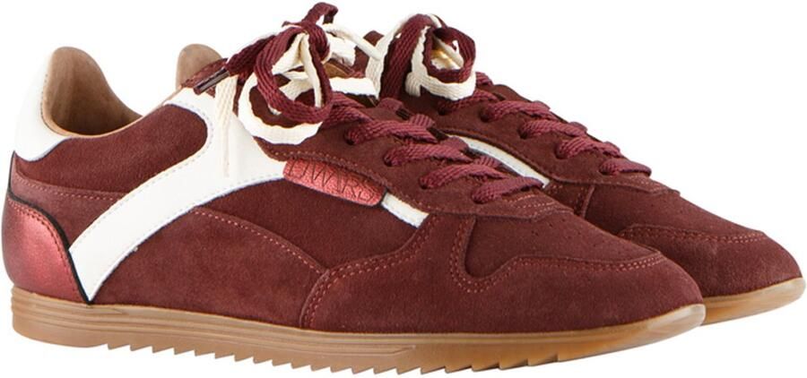 DWRS Sneakers Tula Bordeaux Rood Off White - Foto 1