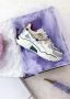DWRS LABEL Jupiter denim Silver Grey Grijs Leer Lage sneakers Dames - Thumbnail 9