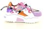 DWRS Jupiter chunky leren sneakers roze lila - Thumbnail 2