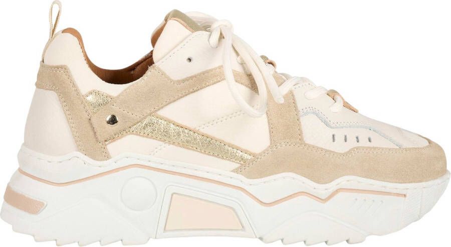 Dwrs Dames Sneakers Pluto Offwhite beige Off White