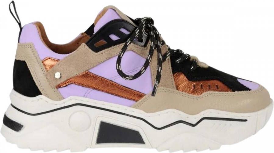 Dwrs Dwars Pluto J5217 02 Leer Combi Beige Dames