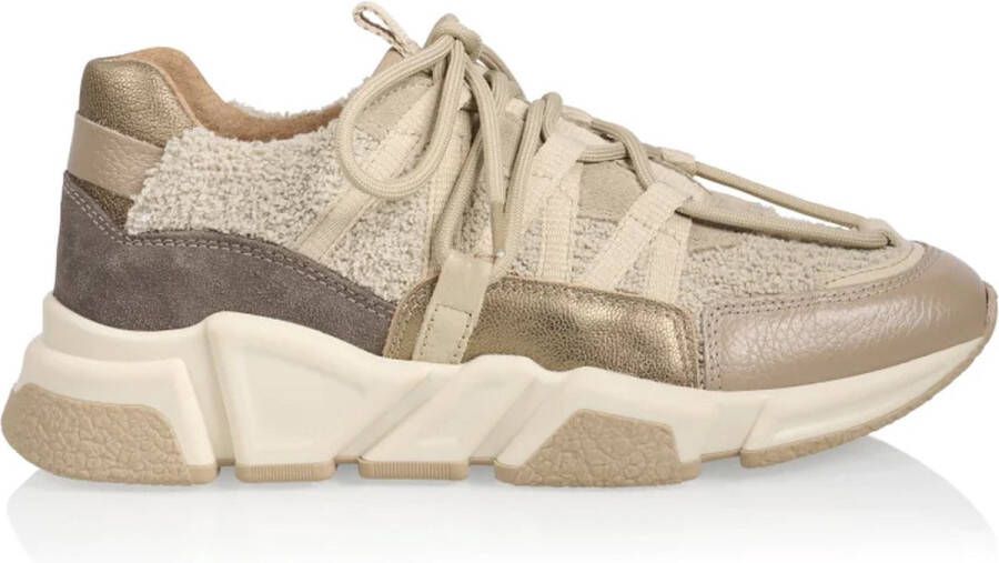 DWRS LABEL DWRS Dames Sneaker LOS ANGELES terry taupe