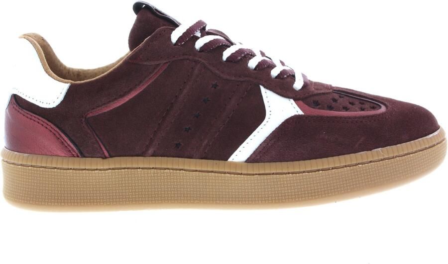 Dwrs Dames Sneakers Mirabel Bordeaux