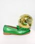 DWRS LABEL DWRS HAVANA chain Metallic Green Loafer - Thumbnail 3