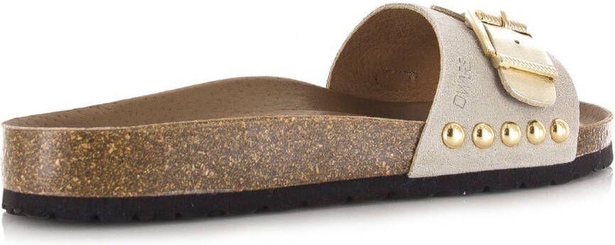 DWRS LABEL DWRS JAVA leren slippers beige Suede Dames