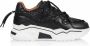 DWRS LABEL DWRS JUPITER glitter Black Dames Sneaker J5554 - Thumbnail 1