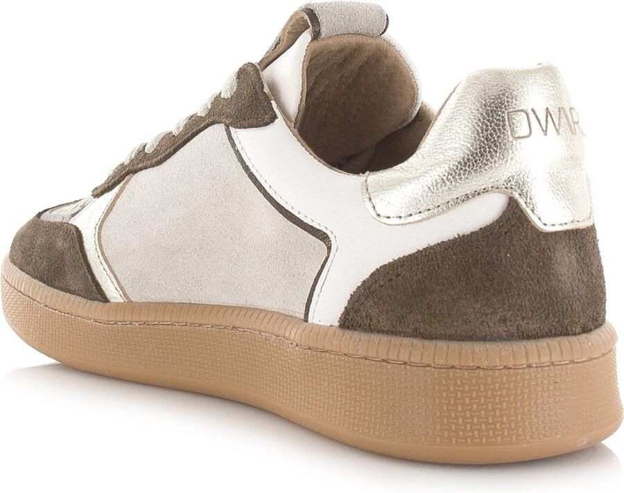 DWRS LABEL DWRS Mirabel dark brown off white Suede Dames