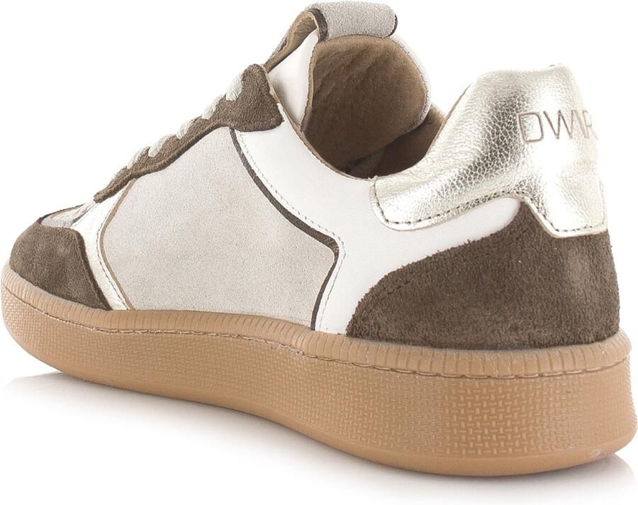 DWRS LABEL DWRS Mirabel dark brown off white Suede Dames