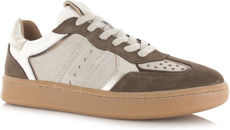 DWRS LABEL DWRS Mirabel dark brown off white Suede Dames - Foto 2
