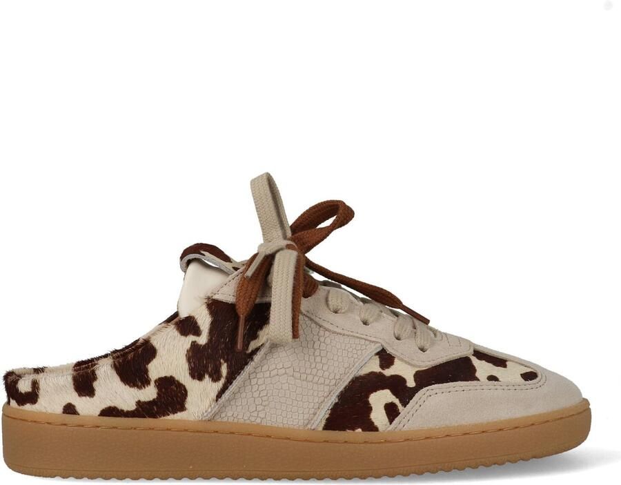 DWRS Nome Cow Hair On Instappers Sneakers B11850-02-8358 Beige