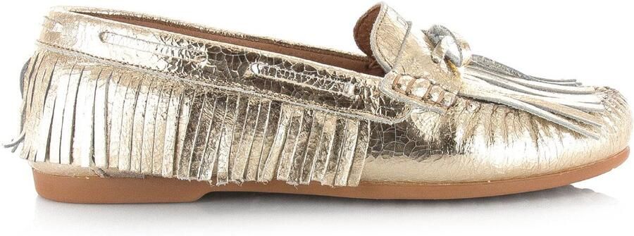 DWRS LABEL DWRS Parral crackled champagne Leer Dames