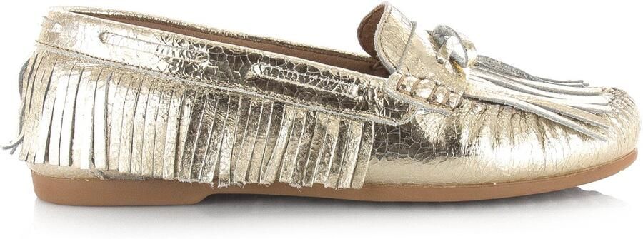 DWRS LABEL DWRS Parral crackled champagne Leer Dames