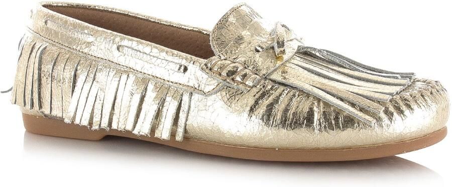 DWRS LABEL DWRS Parral crackled champagne Leer Dames