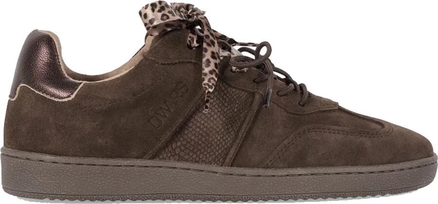 DWRS LABEL DWRS POONA sneakers dark brown Suede Dames