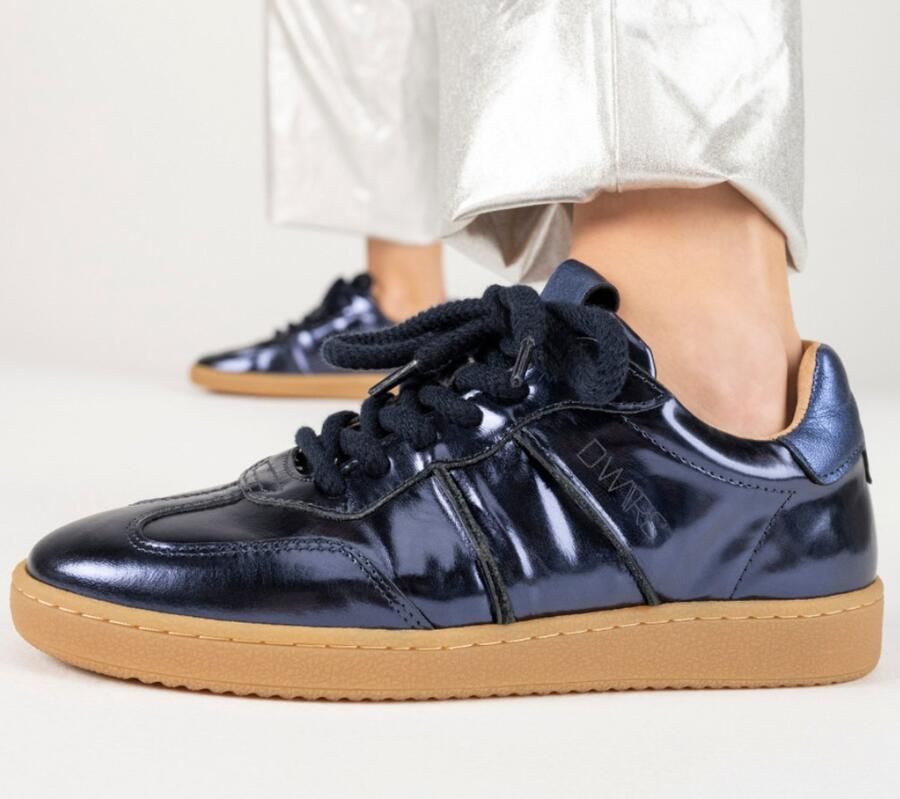 DWRS LABEL DWRS POONA navy metallic sneakers