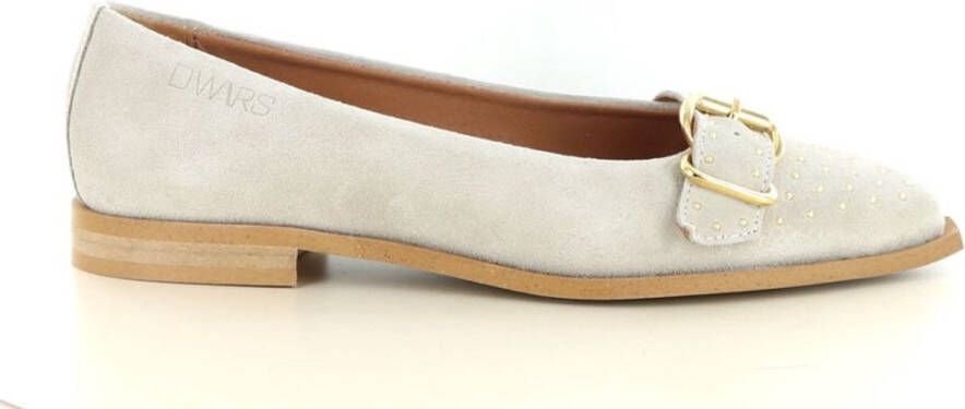 DWRS LABEL DWRS PORT VILA beige loafers dames Suede Dames