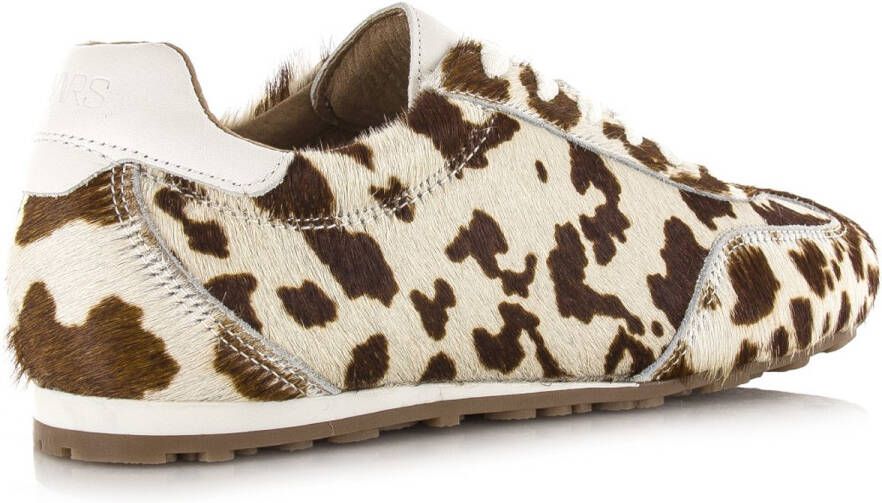 DWRS LABEL DWRS SAVA cow hair on sneakers beige Leer Dames - Foto 2
