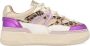 DWRS LABEL DWRS Walton Leopard sneakers sand Leer Dames - Thumbnail 2