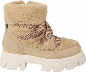 DWRS LABEL DWRS- HARBIN Teddy bikerboots beige
