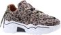 DWRS LABEL DWRS Jupiter leopard sneakers Beige Leer Lage sneakers Dames - Thumbnail 2