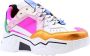 DWRS LABEL DWRS Pluto | multi | white multi Wit Leer Lage sneakers Dames - Thumbnail 2
