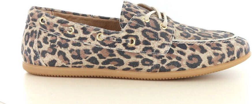 DWRS label Latty leopard 11927-03 cognac multi bruin