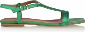 Dwrs Lima metallic Sandalen | Green Groen Dames