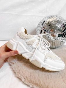 Dwrs Pre -Order Los Angeles Teddy Sneakers Beige Dames