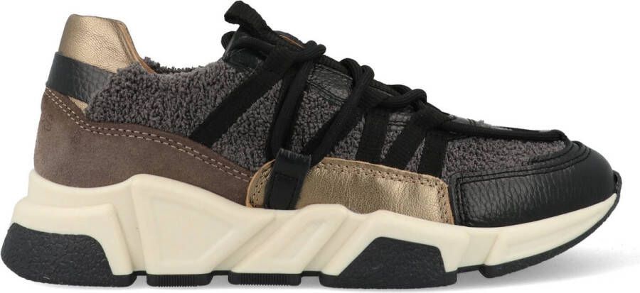 Dwrs Dames Sneakers Los Angeles Terry Black Elefan Zwart